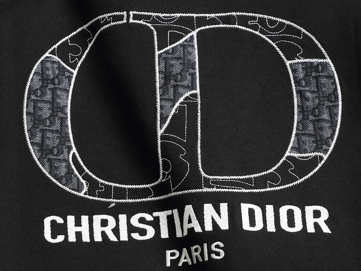 260813 New high-quality classic logo pure cotton round-neck hoodie
