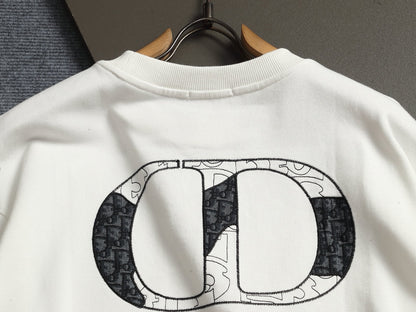 260813 New high-quality classic logo pure cotton round-neck hoodie