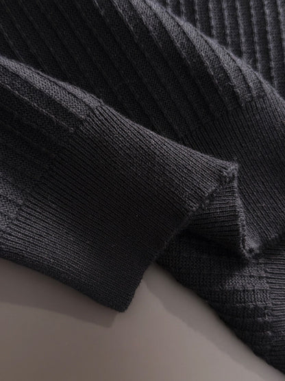 260820 New high-quality combed cotton yarn knitted polo shirt