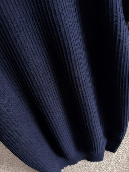 260820 New high-quality combed cotton yarn knitted polo shirt