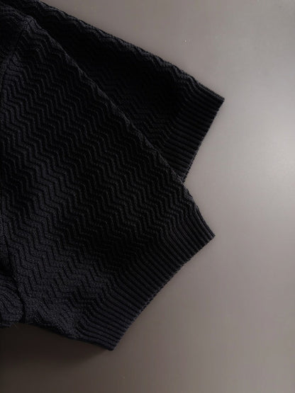 260820 New high-quality combed cotton yarn knitted polo shirt
