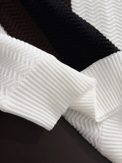 260820 New high-quality combed cotton yarn knitted polo shirt