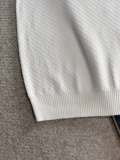 260820 New high-quality combed cotton yarn knitted polo shirt