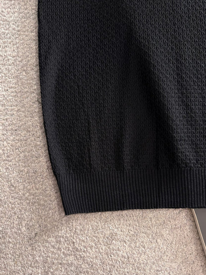 260820 New high-quality combed cotton yarn knitted polo shirt