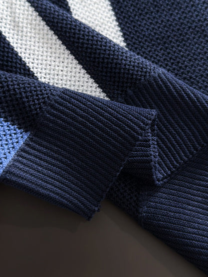 260820 New high-quality combed cotton yarn knitted polo shirt