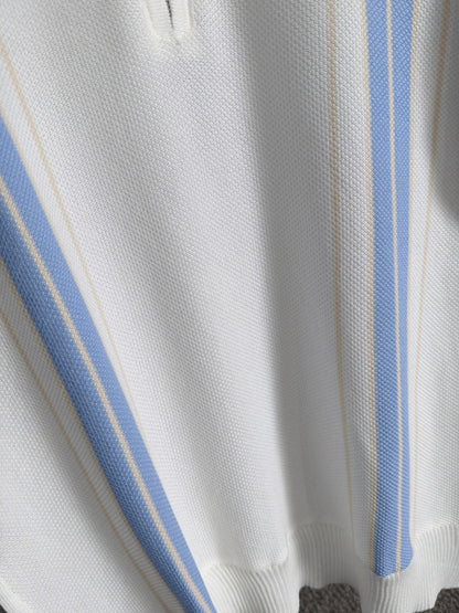 260820 New high-quality combed cotton yarn knitted polo shirt