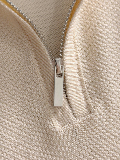 260820 New high-quality combed cotton yarn knitted polo shirt