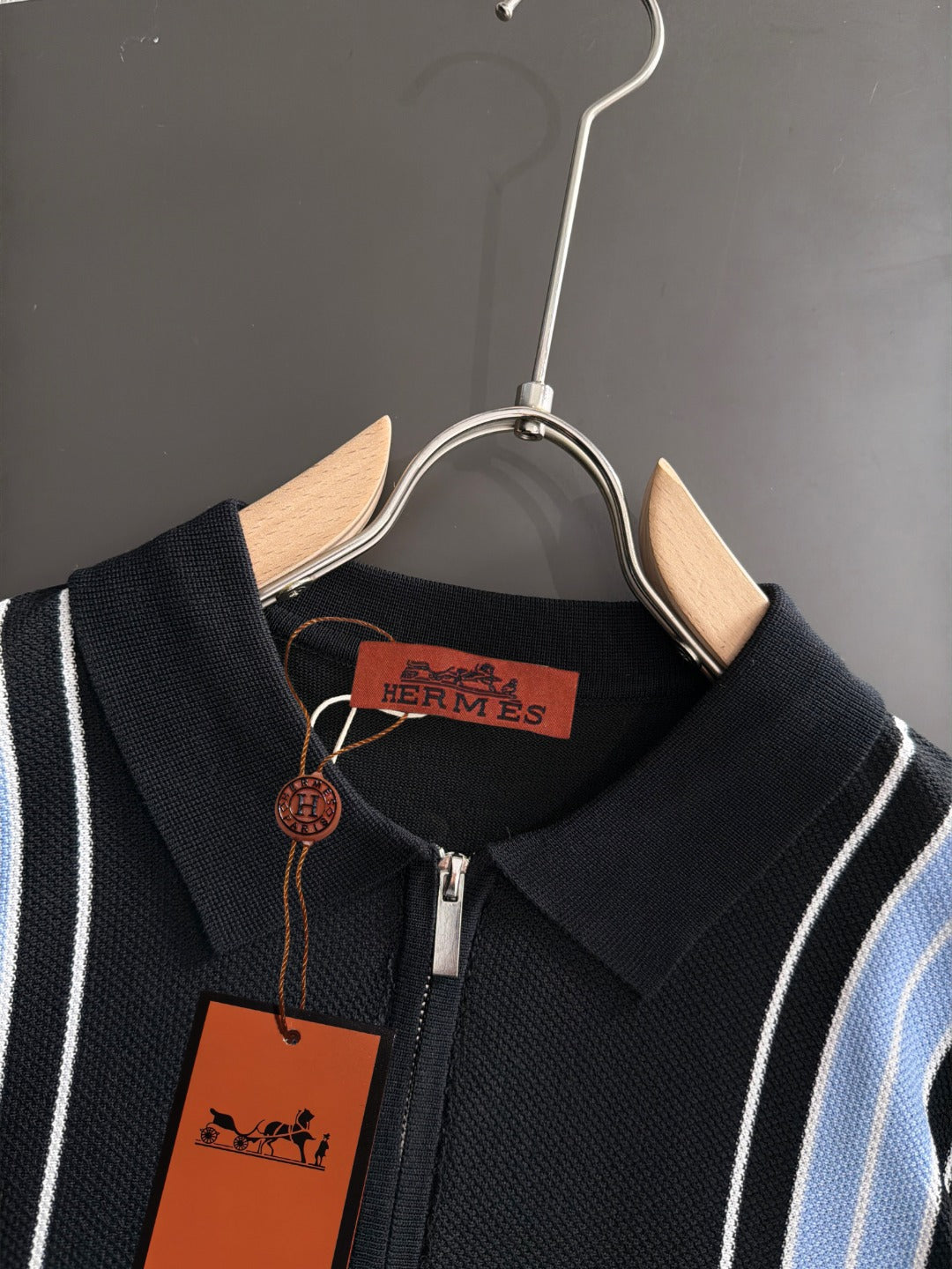 260820 New high-quality combed cotton yarn knitted polo shirt