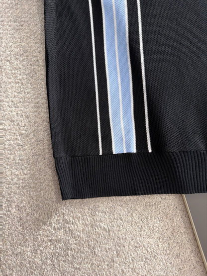 260820 New high-quality combed cotton yarn knitted polo shirt