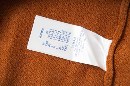 260820 New high-quality brown retro logo knitted cardigan