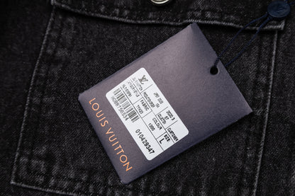 260820 New high-quality embroidered washed-hole denim jacket