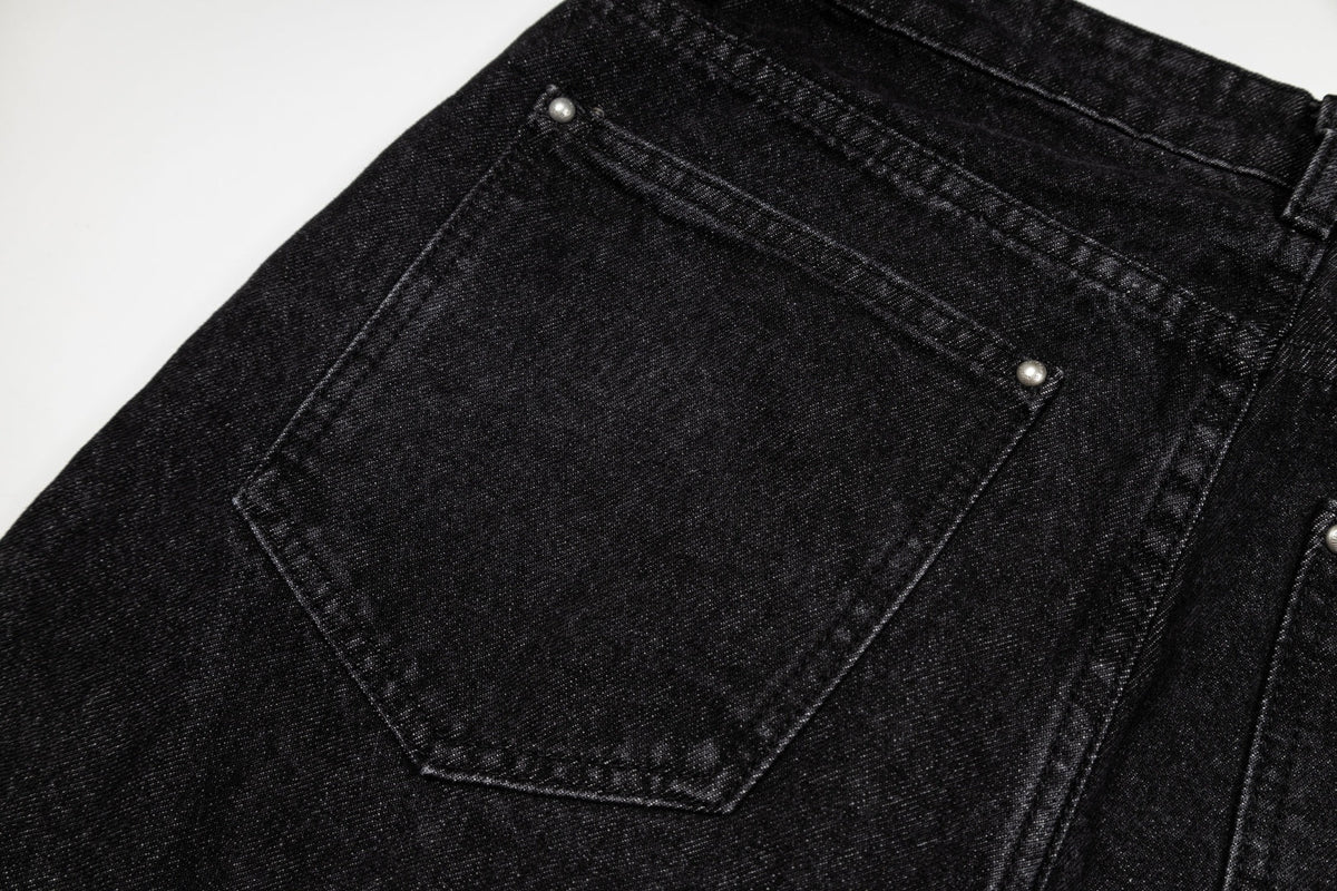 260820 New high-quality embroidered washed-hole denim pants