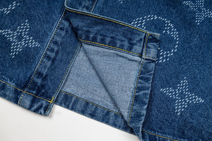 260820 New high-quality gradient embroidery jacket, shirt and denim coat