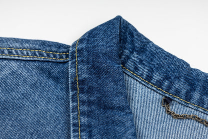 260820 New high-quality gradient embroidery jacket, shirt and denim coat