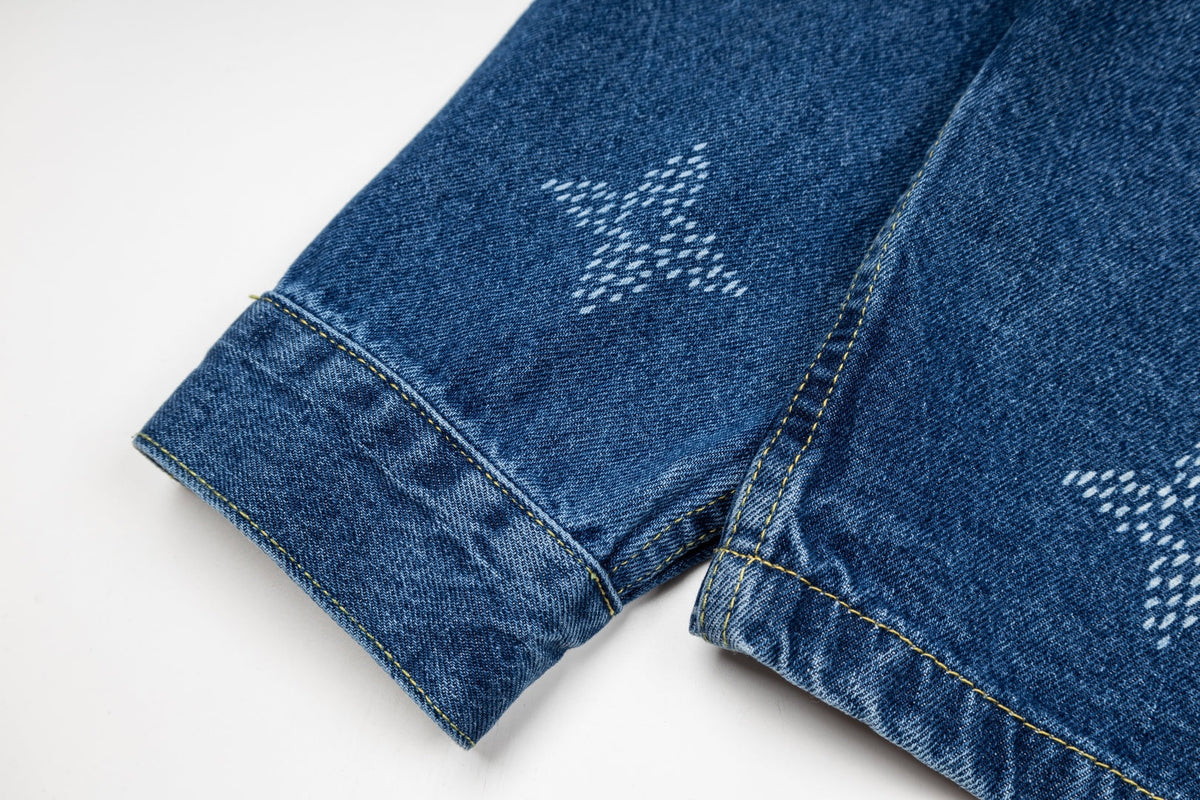 260820 New high-quality gradient embroidery jacket, shirt and denim coat