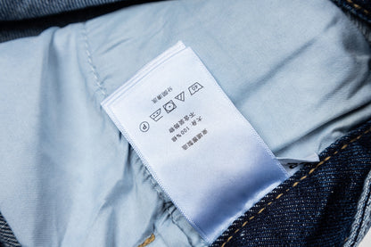 260820 New high-quality gradient embroidery men's and women's matching jeans