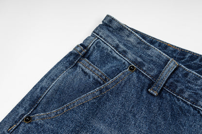 260820 New high-quality gradient embroidery men's and women's matching jeans