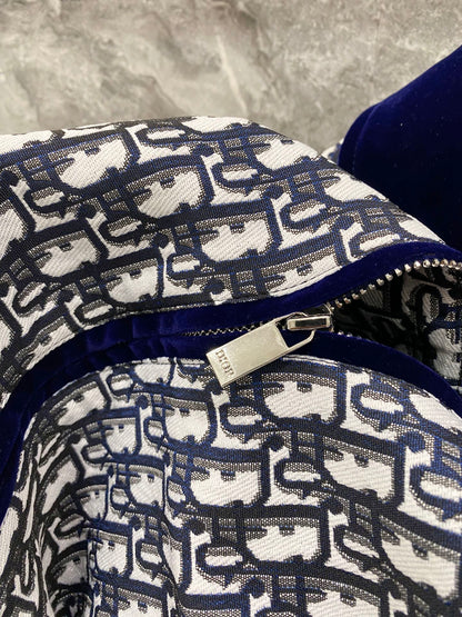 260826 New high-quality custom fabric woven strap with letter embroidery patchwork set