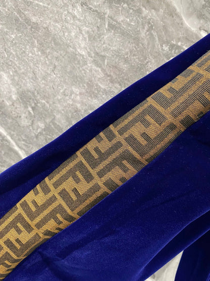 260826 New high-quality custom fabric woven strap with letter embroidery patchwork set