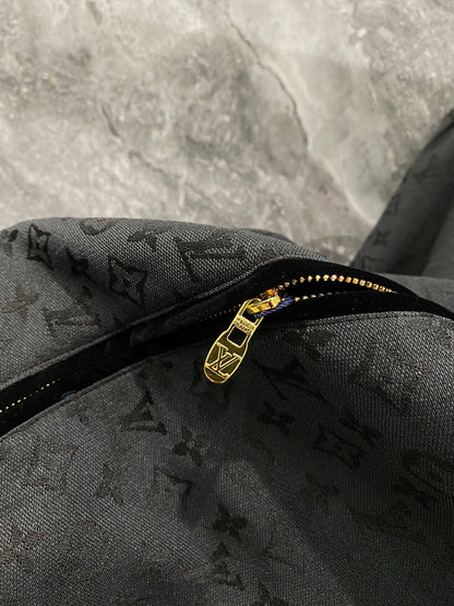 260826 New high-quality custom fabric woven strap with letter embroidery patchwork set