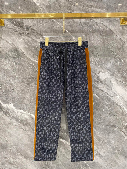 260826 New high-quality custom fabric woven strap with letter embroidery patchwork set