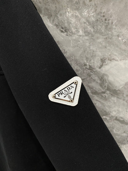 260826 New high-quality custom fabric woven strap with letter embroidery patchwork set