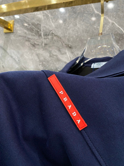 260826 New high-quality custom fabric woven strap with letter embroidery patchwork set