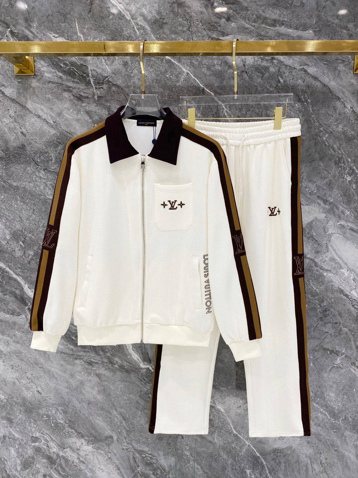 260826 New high-quality custom fabric woven strap with letter embroidery patchwork set