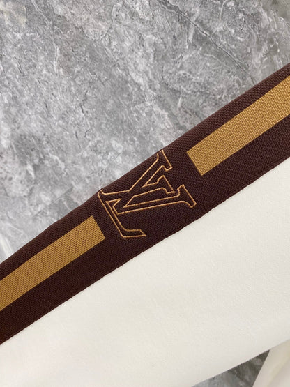 260826 New high-quality custom fabric woven strap with letter embroidery patchwork set