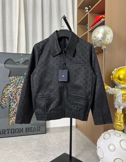 260826 New high-quality full-print textured jacquard business formal jacket