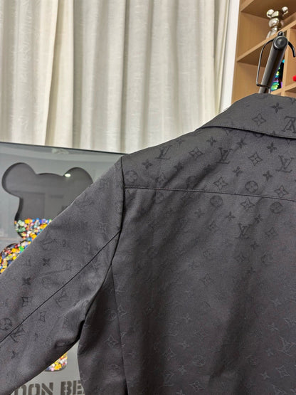 260826 New high-quality full-print textured jacquard business formal jacket