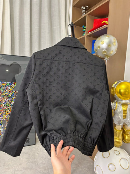 260826 New high-quality full-print textured jacquard business formal jacket
