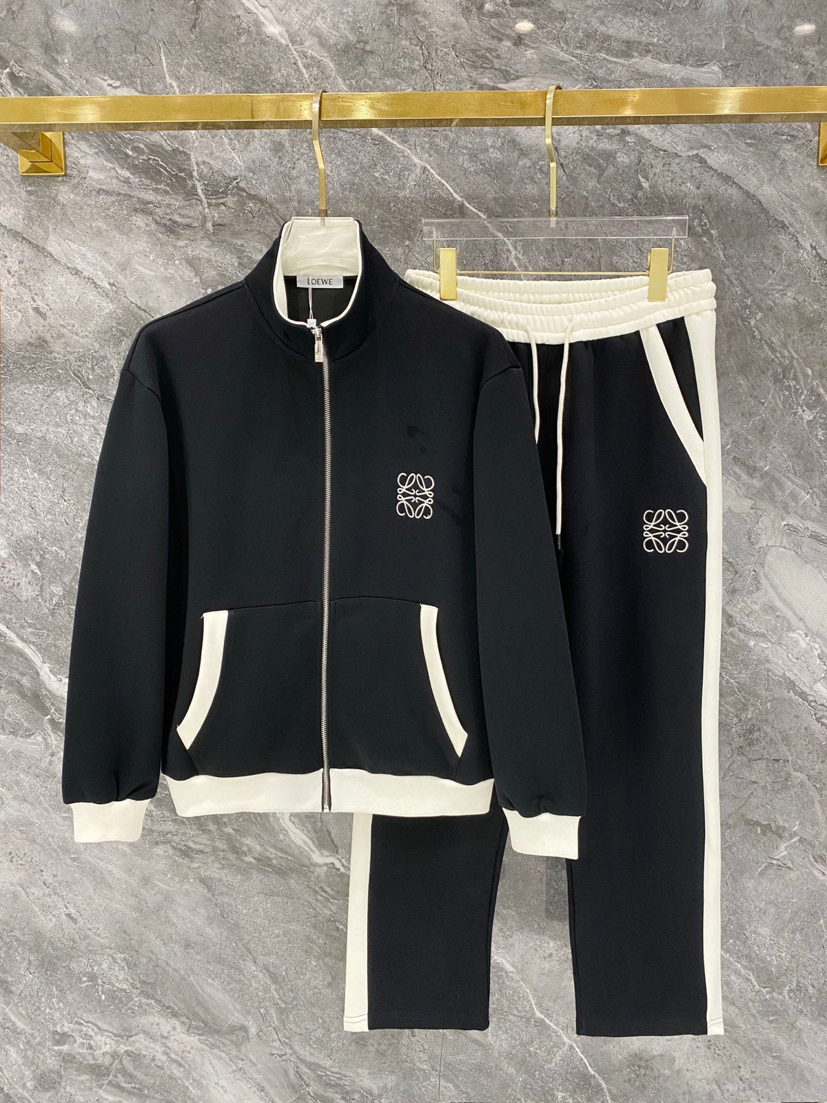 260826 New high-quality custom fabric woven strap with letter embroidery patchwork set