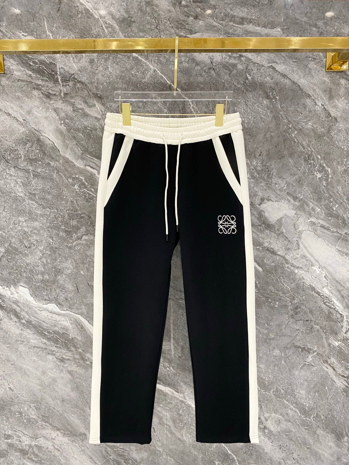 260826 New high-quality custom fabric woven strap with letter embroidery patchwork set