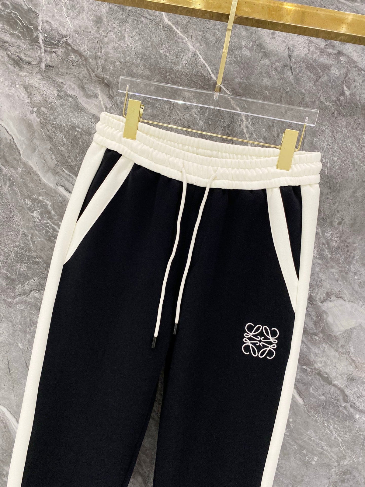 260826 New high-quality custom fabric woven strap with letter embroidery patchwork set