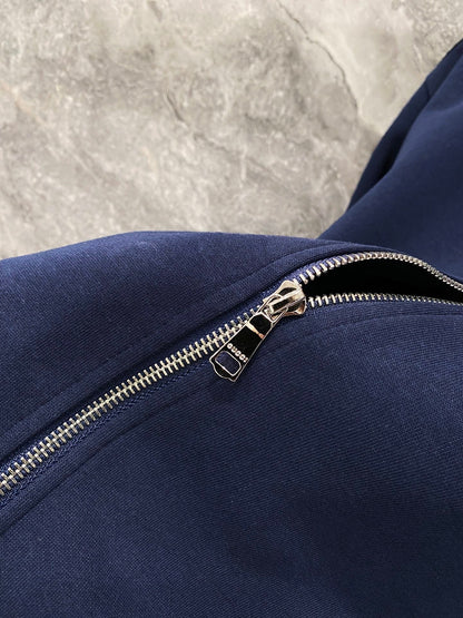 260826 New high-quality custom fabric woven strap with letter embroidery patchwork set