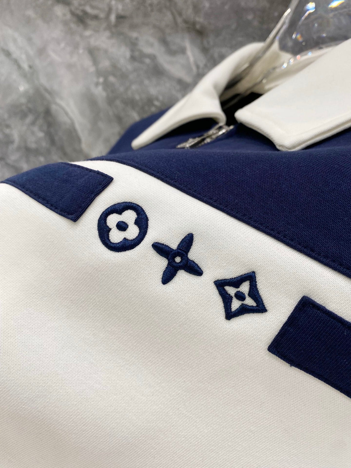 260826 New high-quality custom fabric woven strap with letter embroidery patchwork set