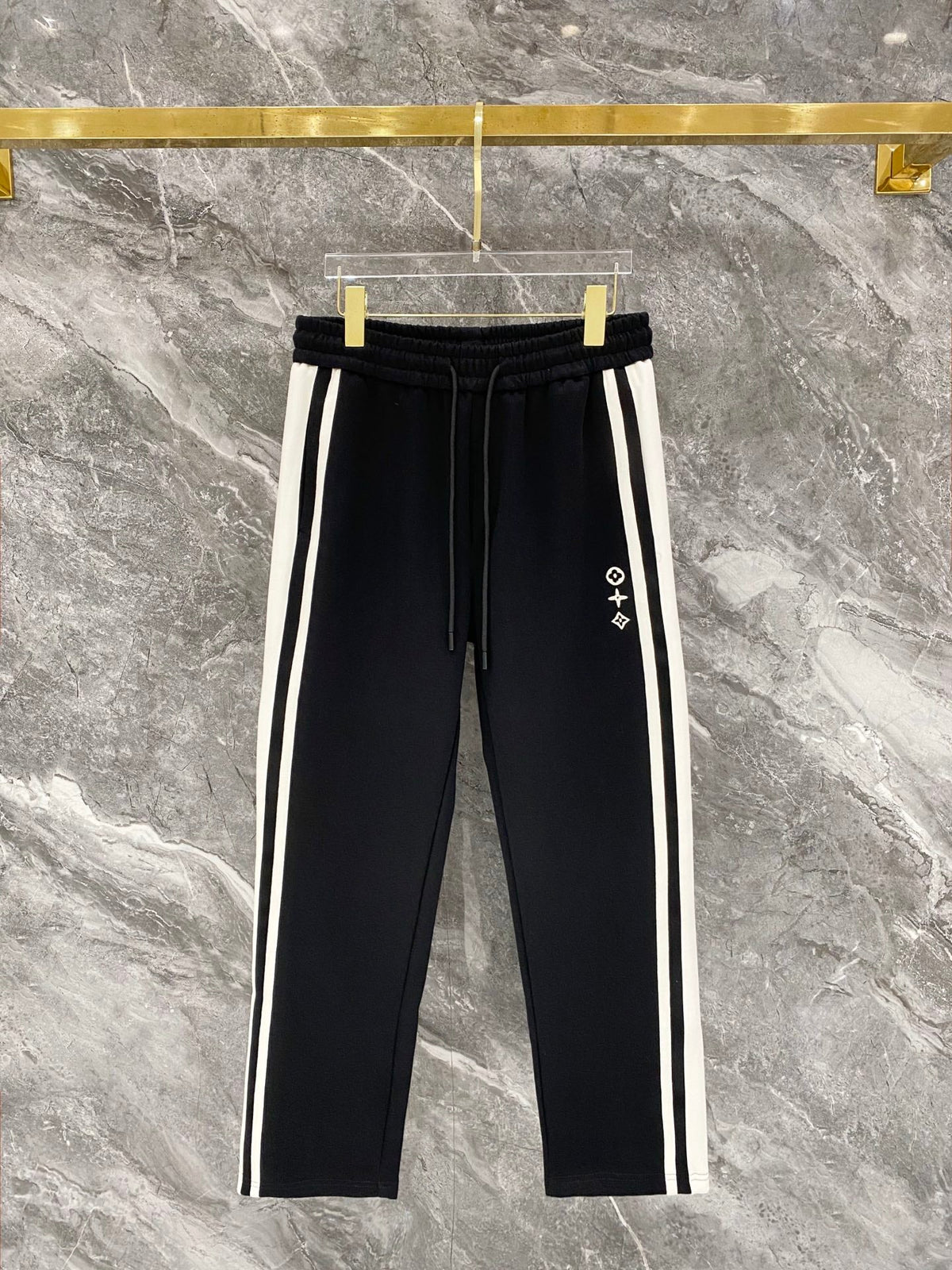 260826 New high-quality custom fabric woven strap with letter embroidery patchwork set
