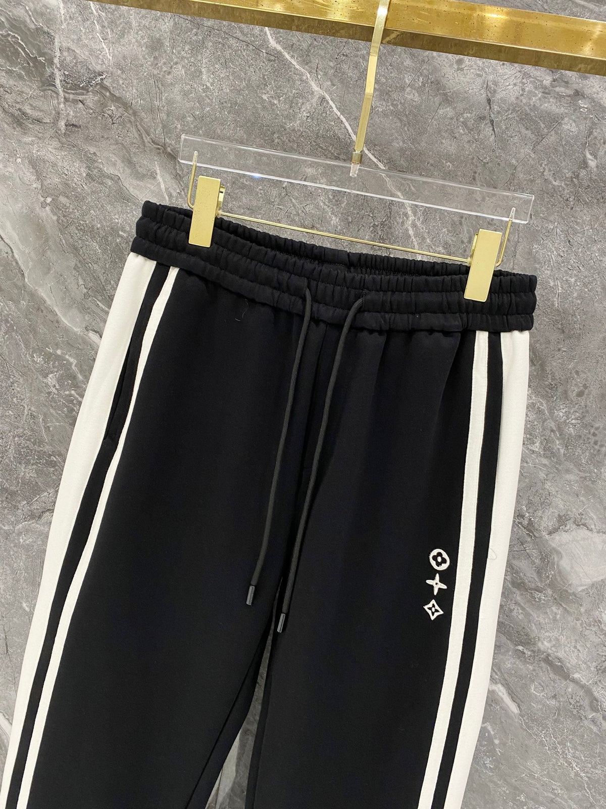 260826 New high-quality custom fabric woven strap with letter embroidery patchwork set
