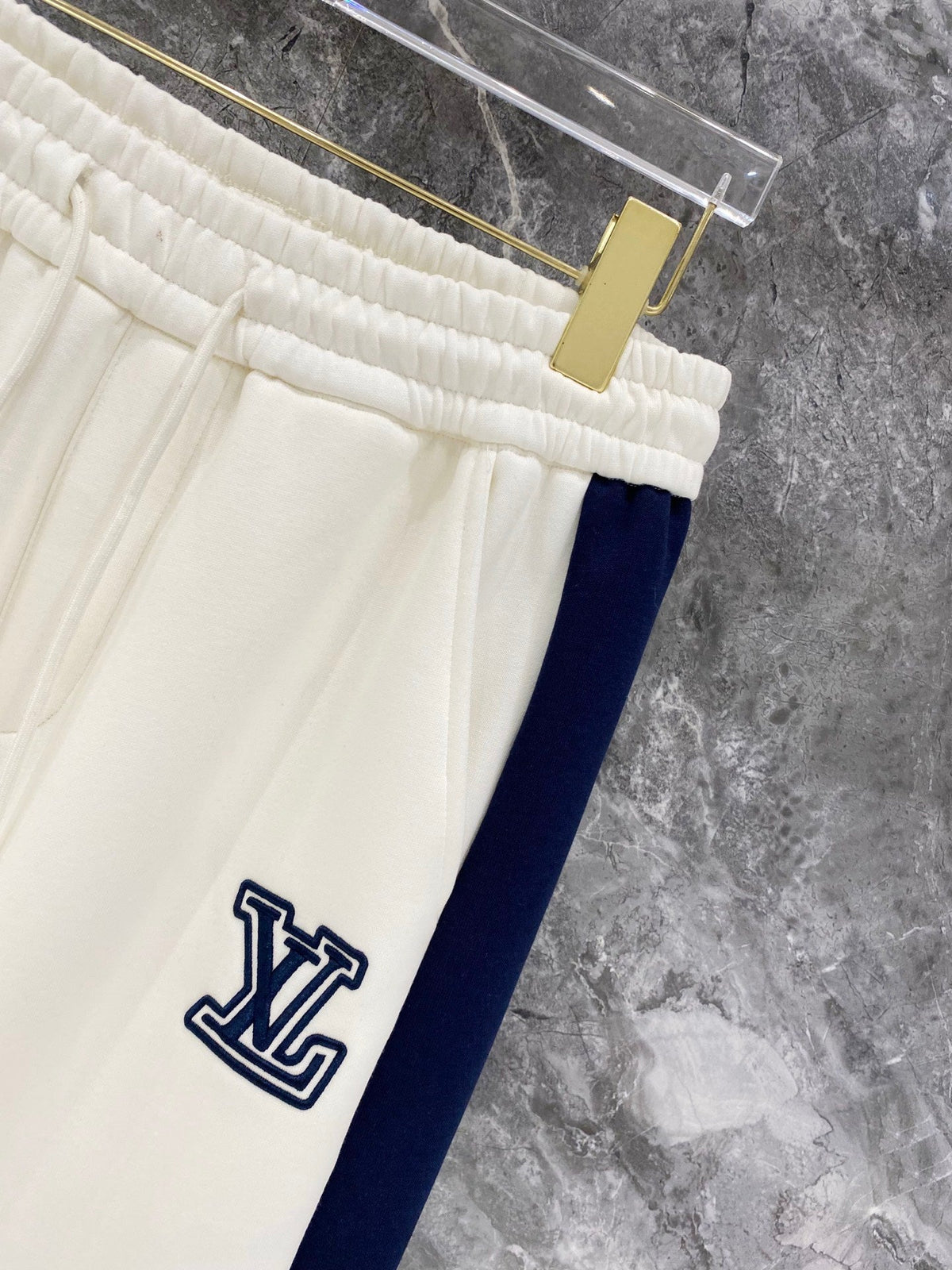 260826 New high-quality custom fabric woven strap with letter embroidery patchwork set