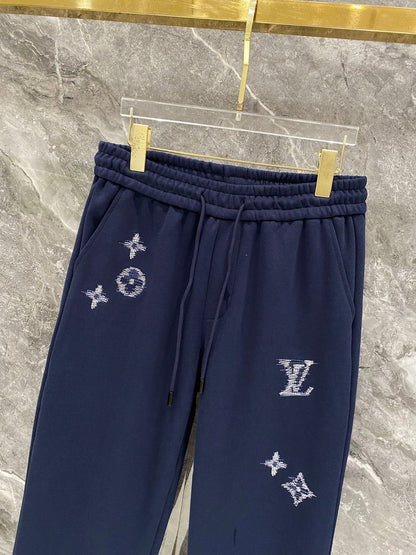 260826 New high-quality custom fabric woven strap with letter embroidery patchwork set