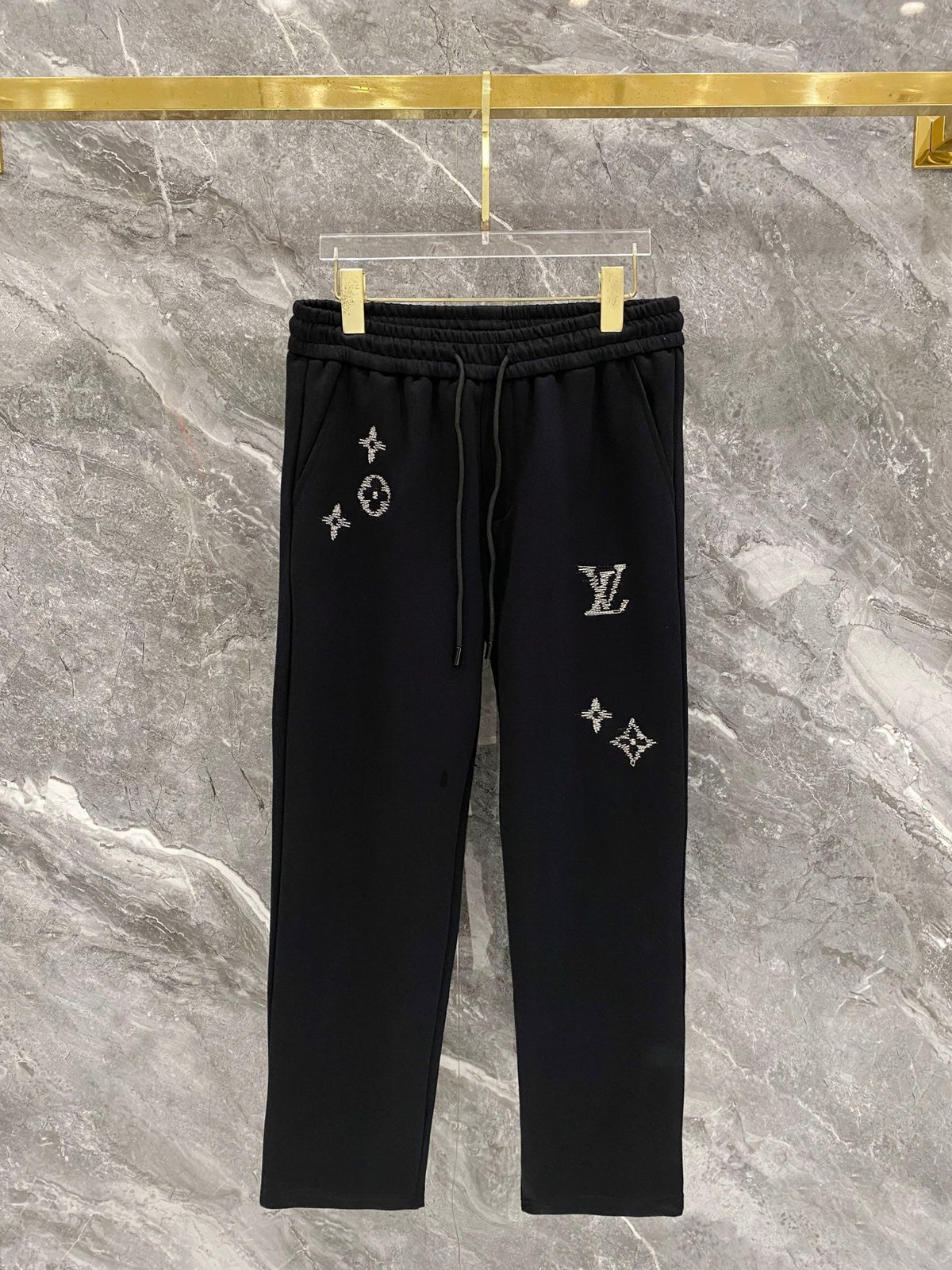 260826 New high-quality custom fabric woven strap with letter embroidery patchwork set