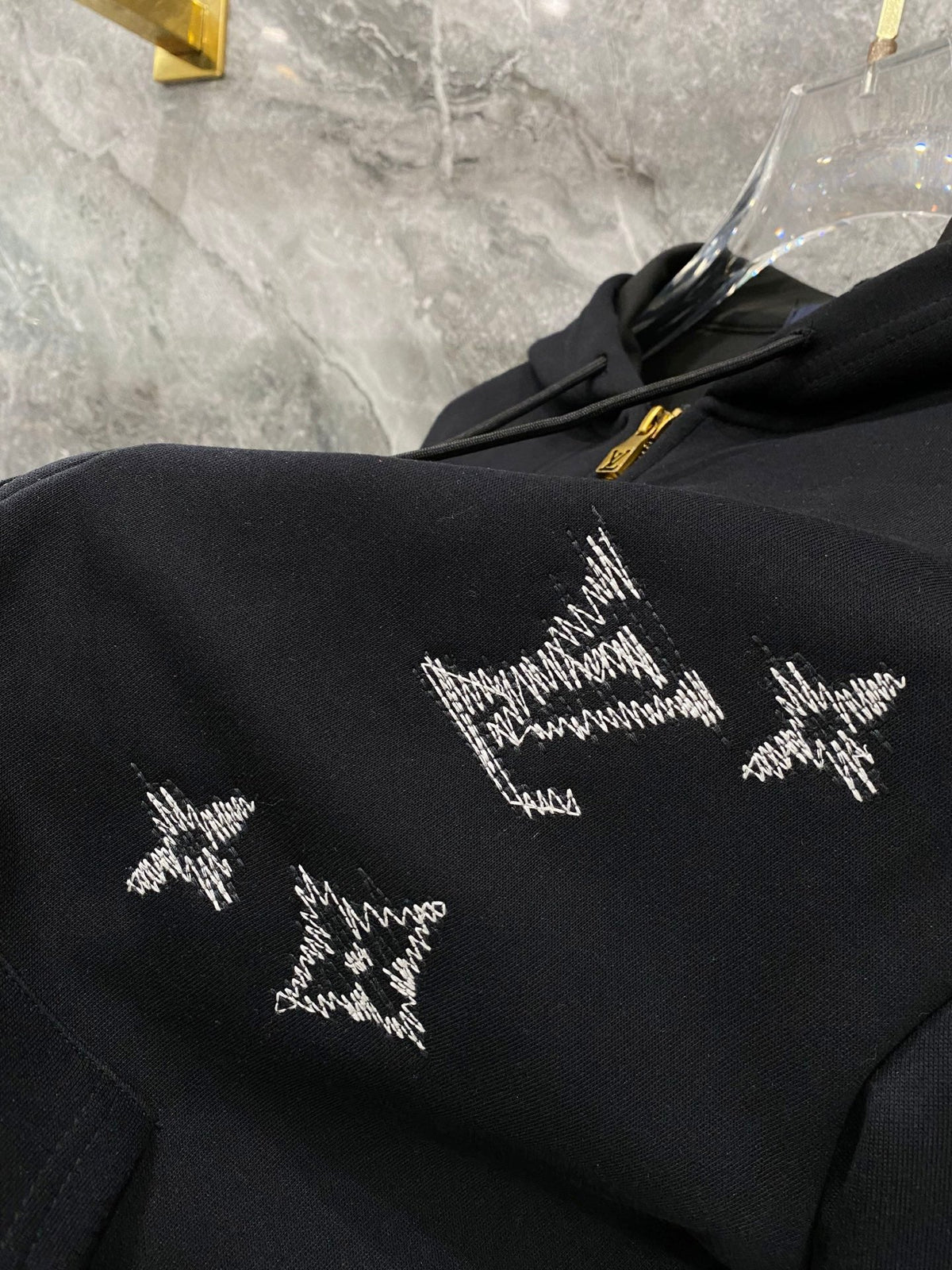 260826 New high-quality custom fabric woven strap with letter embroidery patchwork set