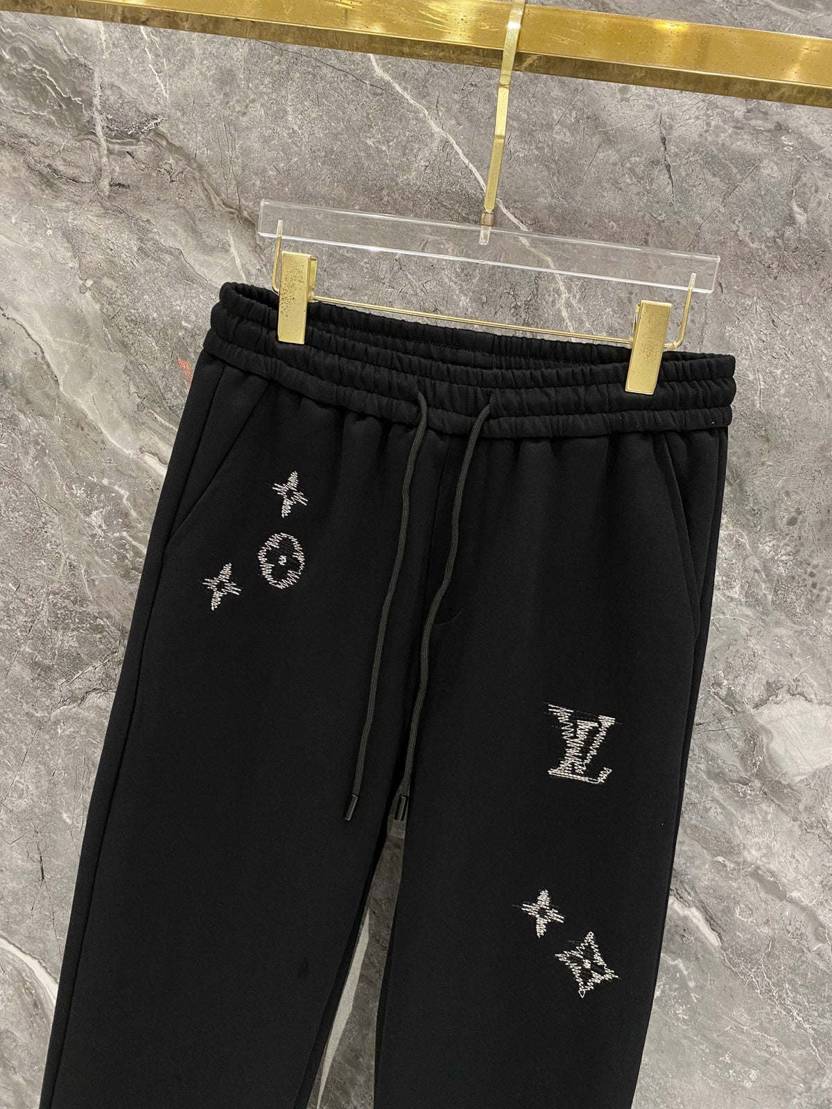 260826 New high-quality custom fabric woven strap with letter embroidery patchwork set
