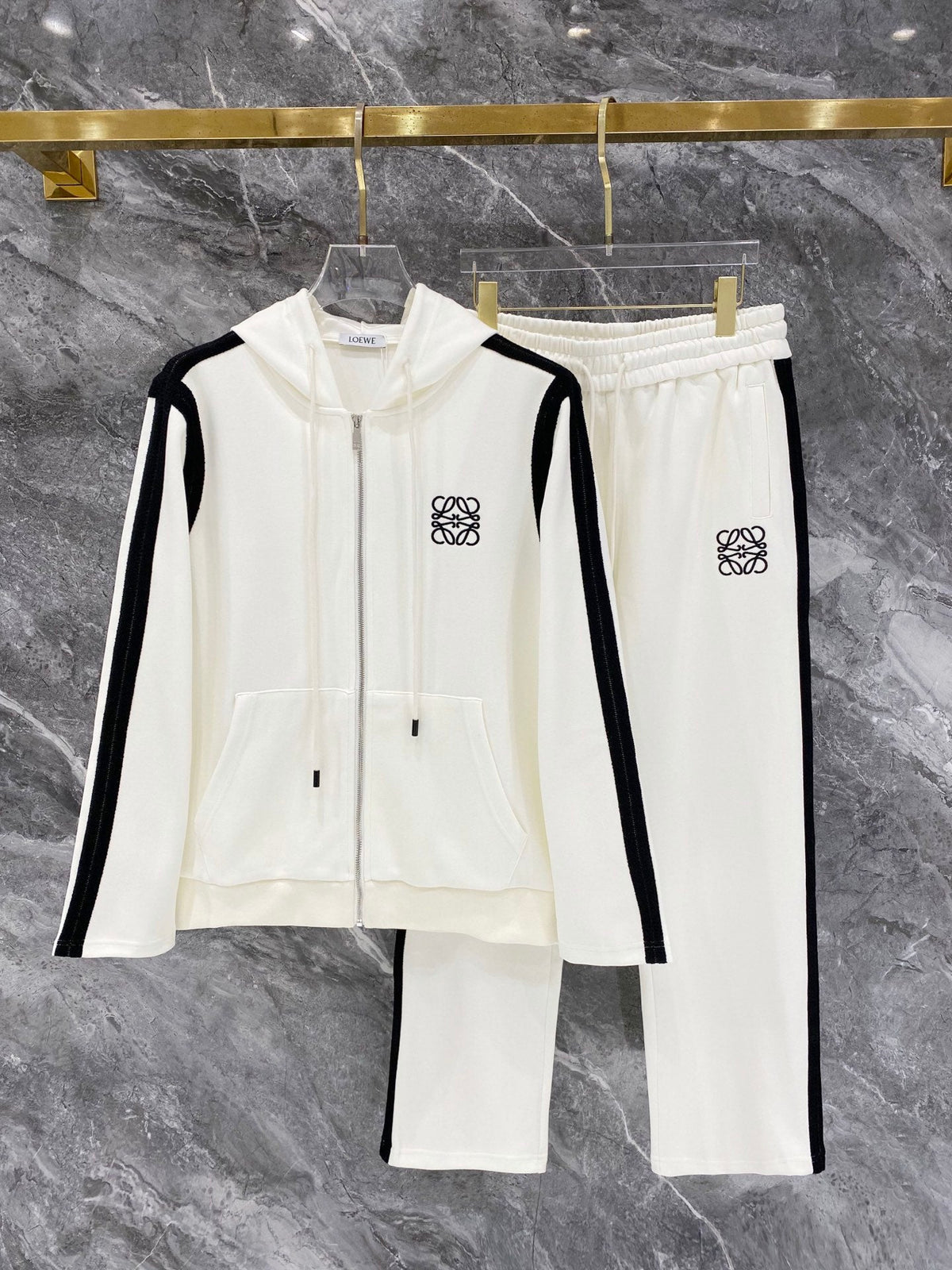 260826 New high-quality custom fabric woven strap with letter embroidery patchwork set