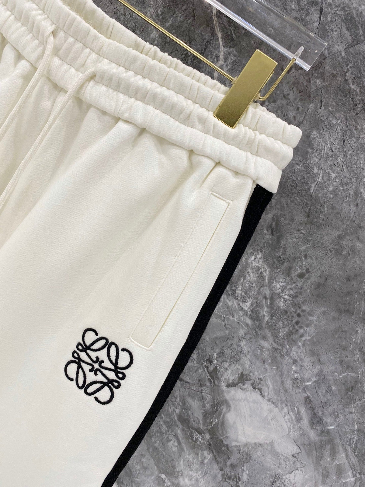 260826 New high-quality custom fabric woven strap with letter embroidery patchwork set