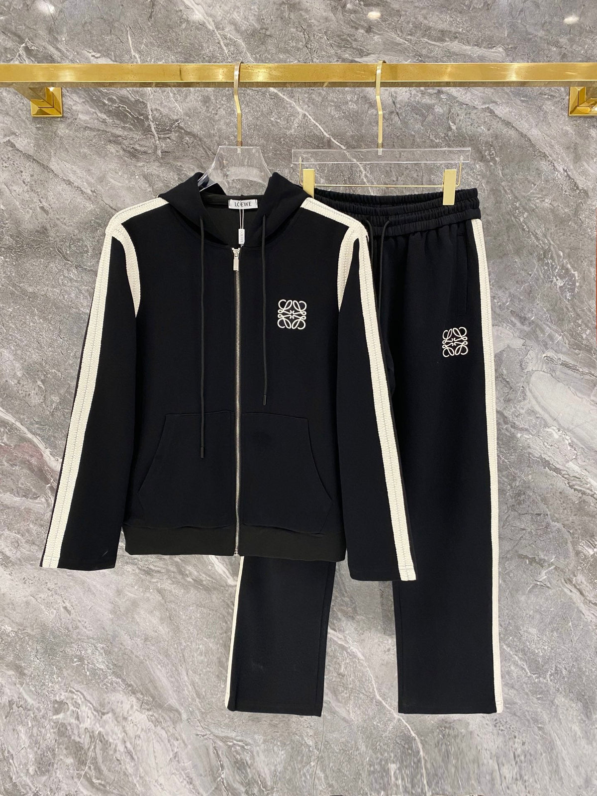 260826 New high-quality custom fabric woven strap with letter embroidery patchwork set