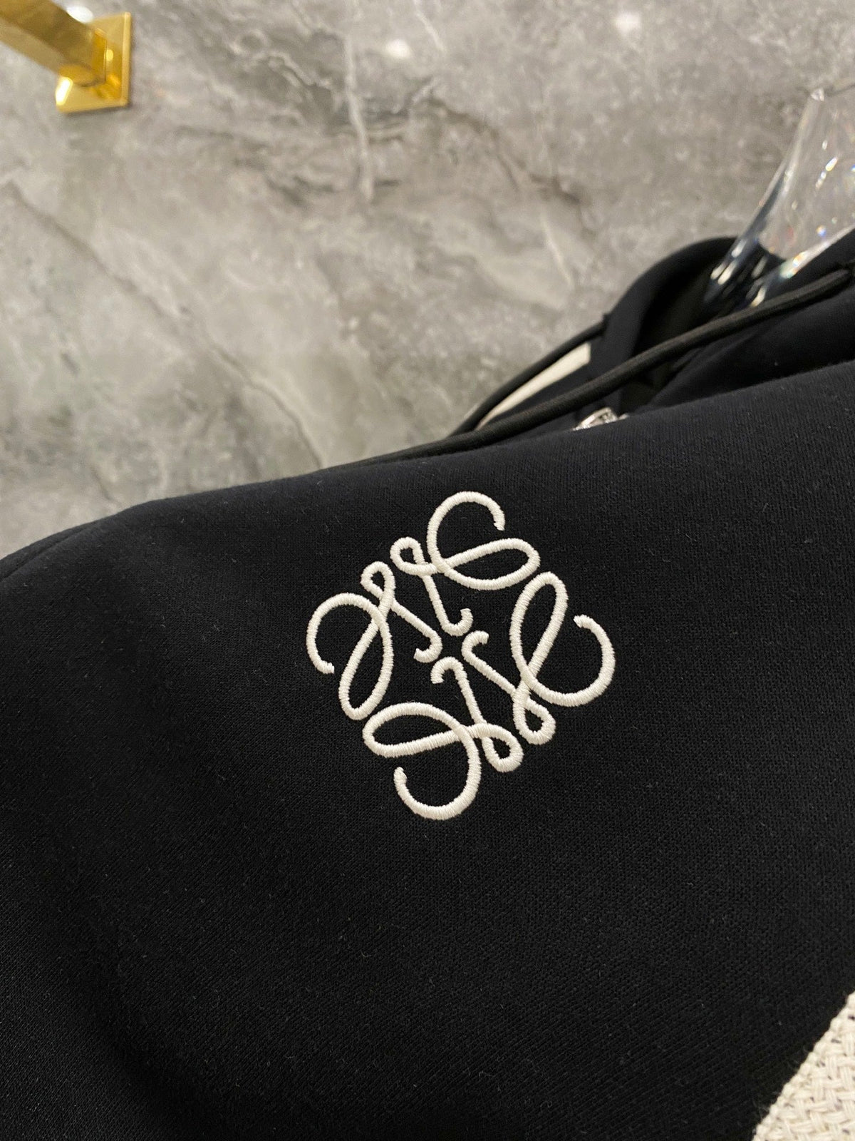 260826 New high-quality custom fabric woven strap with letter embroidery patchwork set
