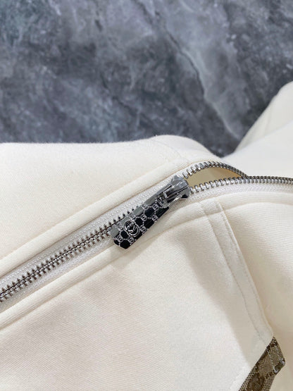 260826 New high-quality custom fabric woven strap with letter embroidery patchwork set