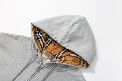 260826 New high-quality embroidered hooded pullover sweater